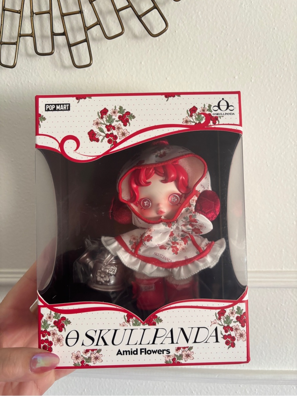 POP MART Skullpanda Amid Flowers Collectible Figure